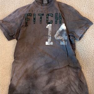 Abercrombie & Fitch Charcoal Graphic Tee